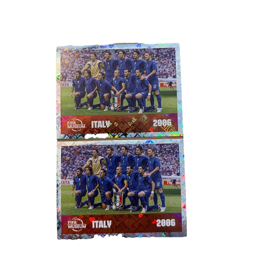 Panini FIFA Italy 2006 Foil Team Stickers Lot 2 FWC17 2026 World Cup Rare